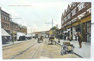 London Road Norbury Antique W A Field Postcard Early 1900s