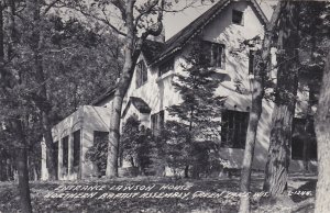 Wisconsin Lake Northern Baptist Assmbly Lawson House Entrance Real Photo