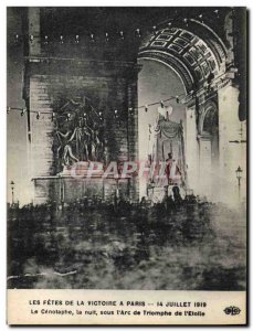 Old Postcard Militaria The celebrations of victory in Paris July 14, 1919 The...