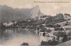 Pichl-Auhof Austria am Mondsee mit der Drachenwand antique pc Z28666