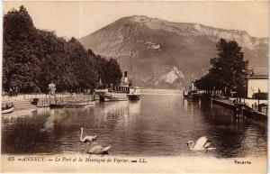 CPA ANNECY - Le Port et le Montagne du Veyrier (248135)