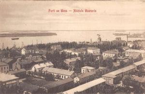 Vaasa Finland Birdseye View Of City Antique Postcard K94122