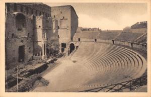 BF6573 le theatre romain orange vue des gradins france      France
