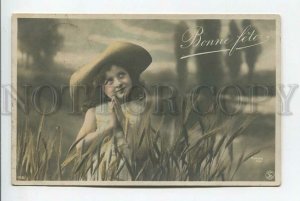 3184823 Happy BIRTHDAY Curly Girl PRAY Vintage MOREAU PHOTO PC