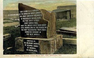 Landing of the Swedes Monument - Wilmington, Delaware DE Postcard