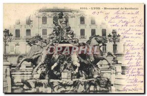 Old Postcard Lyon Monument Bartholdi