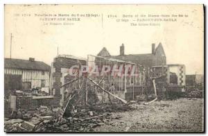 Old Postcard Army Pargny sur Saulx The house simon