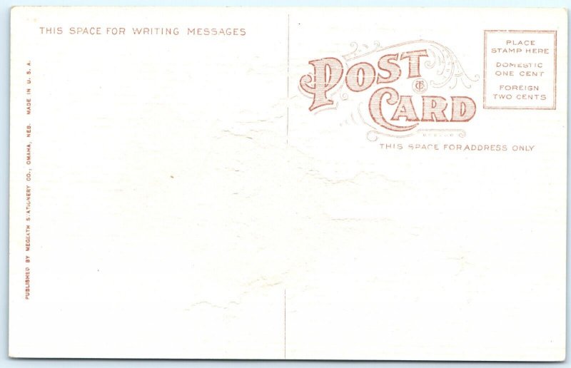 c1910s Council Bluffs, IA Postcard Kursal Manhattan Beach Lake Manawa A116