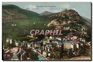 Old Postcard The High Pyrenees Panoramic Lourdes to Calvary