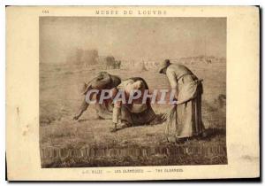 Old Postcard Louvre Museum J F Millet The Gleaners