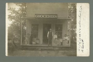 Elk River MINNESOTA RP 1909 GENERAL STORE nr Monticello Anoka Big Lake Otsego