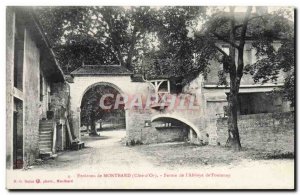 Old Postcard Around Montbard Farm L & # 39Abbaye Fontenay