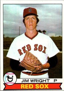 1979 Topps Baseball Card Jim Wright Boston Red Sox