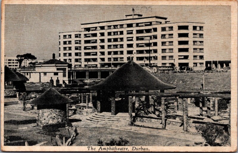 South Africa The Amphitheatre Durban Vintage Postcard C013