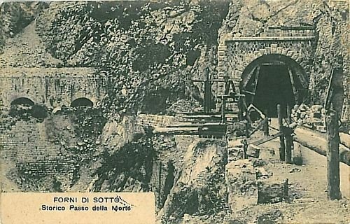 CARTOLINA d'Epoca: UDINE - FORNI DI SOTTO: BELLA 1911