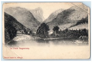 c1905 Mountain Rivers View Little Saguenay Quebec Canada Antique Postcard