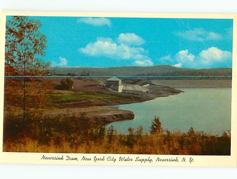 Postcard Nevrsink Dam New York City Water Supply New York # 209 ...