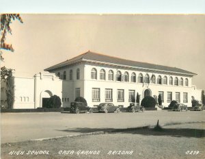 Postcard RPPC Arizona Casa Grande High School Cook #B279 23-9791