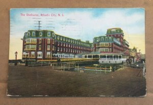 .01 PC - 1913 USED - THE SHELBURNE, ATLANTIC CITY, N.J