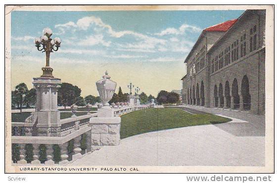 Exterior,  Library-Stanford University,  Palo Alto,  California,  PU_1923
