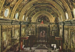 Malta Postcard - Interior of St John's Cathedral   RR8053