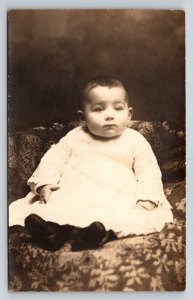 RPPC  Young Boy Named  Cecil Chandler   Postcard