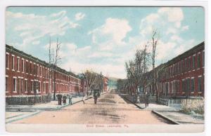 Sixth Street Scene Jeannette Pennsylvania 1910c postcard