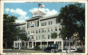 Clearwater Florida FL Gray Moss Inn Vintage Postcard