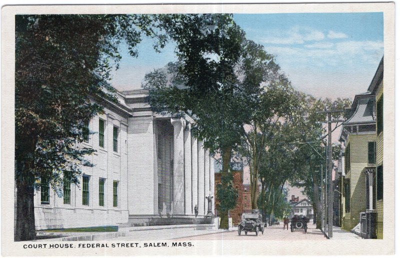 Salem, Mass, Court House, Federal Street