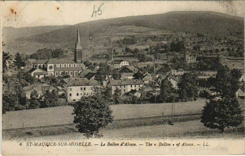 CPA St-MAURICE-sur-MOSELLE - Le Ballon d'Alsace (153683)