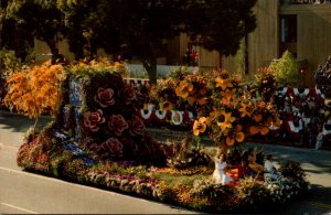 Calforina Rose Parade Odd Fellows& Rebekah's 1983 Spring Forth Float