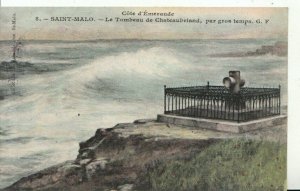 France Postcard - Saint-Malo - Le Tombeau - Le Tombeau de Chateaubriand - 16967A