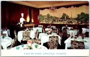 Postcard - Cafe De Paris, Chicago, Illinois