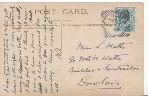 Family History Postcard - Watts - Contractor & Builder - Dowlais - Ref 1457A