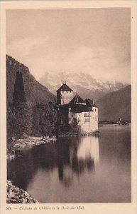 Switzerland Chateau de Chillon et la Dent du Midi