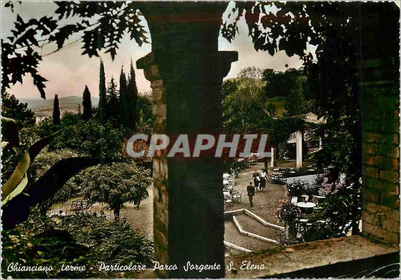 Postcard Modern Chianciano particolare parco Sorgente s elena