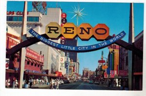 Nevada Reno   Virginia St  Reno Arch Casinos Nevada Club, Horseshoe, Primadonna