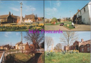 Leicestershire Postcard-Great Easton High Street, Cross Bank, Brook Lane RR20672