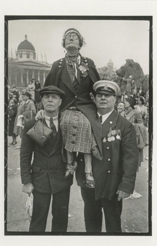 OAP Piggy Back 1937 King George VI Coronation Parade London Postcard