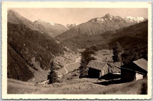 Blid Von Der Edelwein Tirol Austria Mountain Residential Houses Postcard