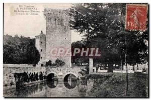 Old Postcard Around Parthenay St wolf Sur Thouet Dungeon Du Chateau