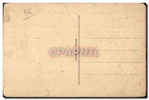 Postcard Old Girl Baud Folklore Costume