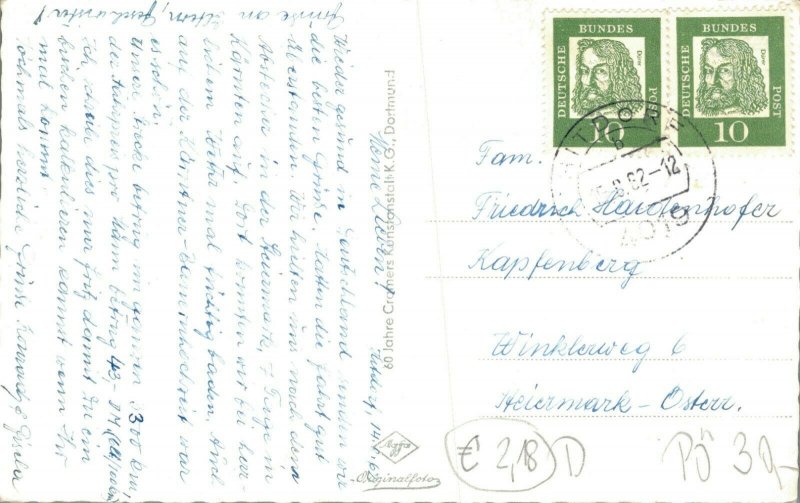 Germany Leverkusen Fliegeraufnahme Bayer Factories RPPC 06.34