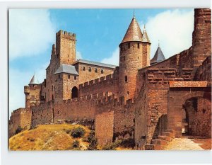 Postcard Les Remparts du Château et ses Tours, Carcassonne, France