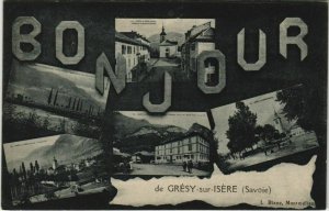 CPA GRESY-sur-ISERE Bonjour de Gresy-sur-Isere - Scenes (1193277)