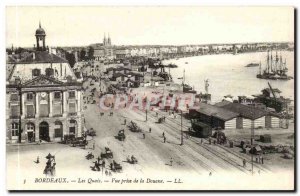 Bordeaux - Quays View Shooting Customs - Old Postcard