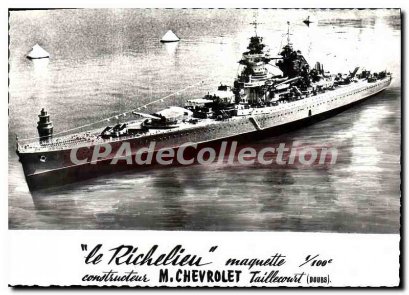 Modern Postcard The Model Richelieu