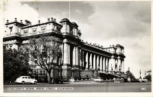 australia, VIC, MELBOURNE, Spring Street Parliament House 1950s Valentine's RPPC