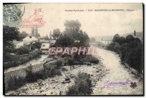 Old Postcard Bagneres de l & # Bignorre 39Adour Automobile Race Pyrenees Augu...