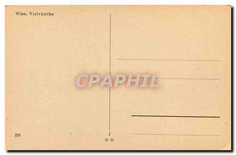 Old Postcard Wien Votivkirche